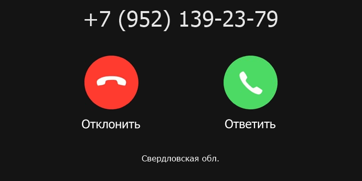 +79521392379 кто звонил? чей это номер?