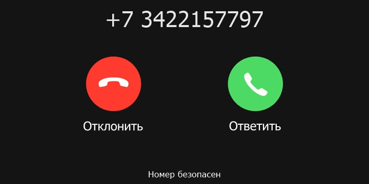 +7 3422157797 кто звонил? чей это номер?