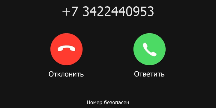 +7 3422440953 кто звонил? чей это номер?