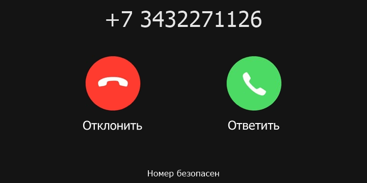+7 3432271126 кто звонил? чей это номер?