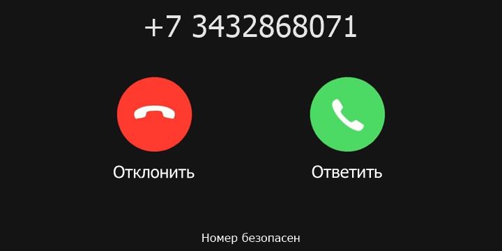 +7 3432868071 кто звонил? чей это номер?