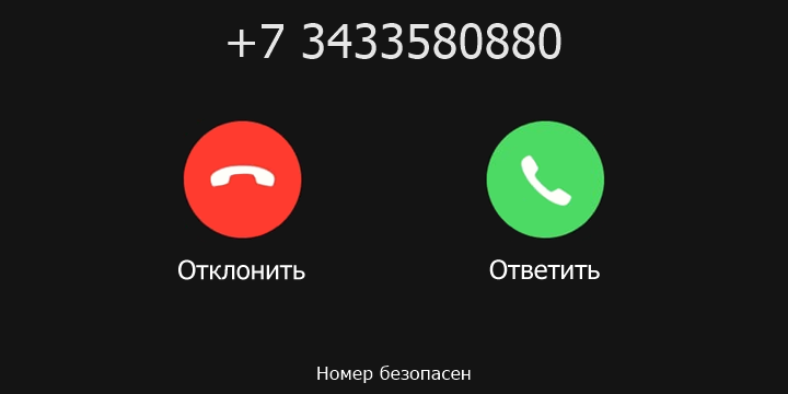 +7 3433580880 кто звонил? чей это номер?