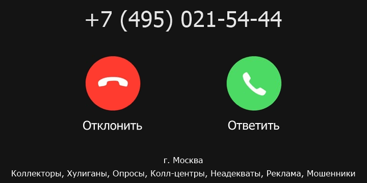 +74950215444 кто звонил? чей это номер?