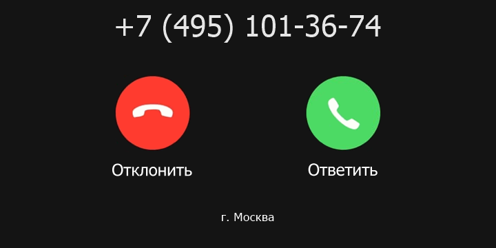 +74951013674 кто звонил? чей это номер?