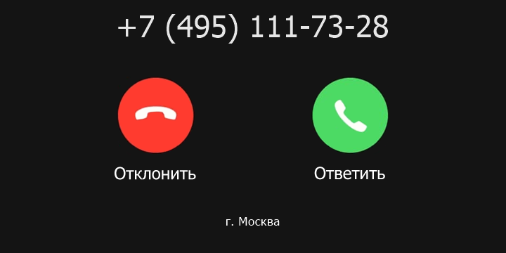 +74951117328 кто звонил? чей это номер?