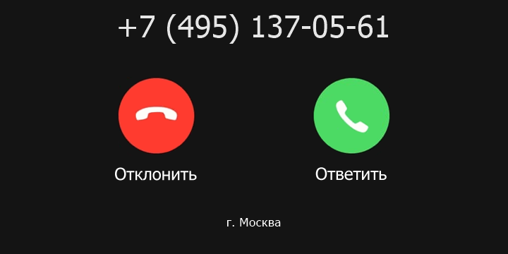 +74951370561 кто звонил? чей это номер?