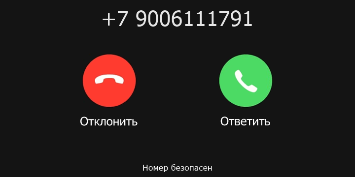 +7 9006111791 кто звонил? чей это номер?