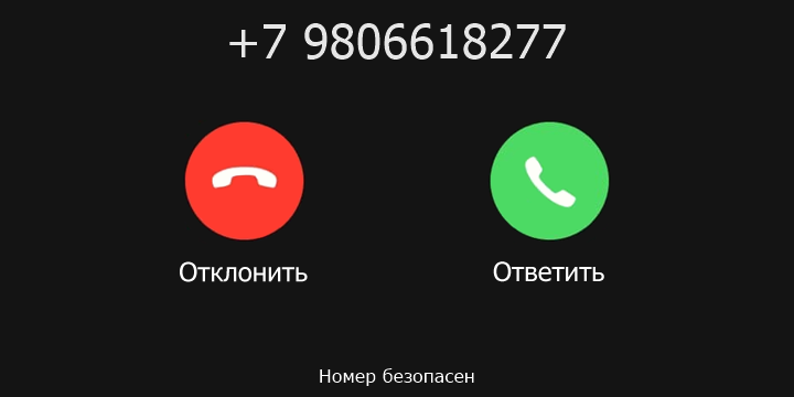 +7 9806618277 кто звонил? чей это номер?